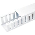 Panduit Base Wiring Duct, Type G, Wide Slot, White, 0.75" x 2" x 1' (6-Pack) G.75X2WH6